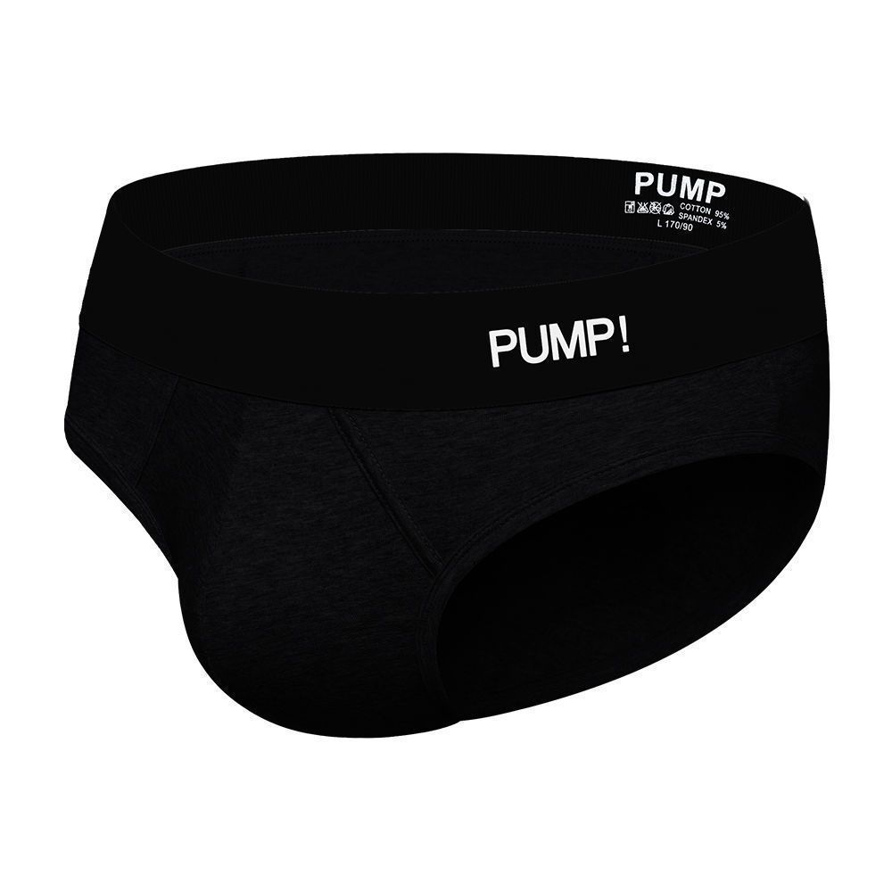 Мужские трусы брифы черные  PUMP!  PU002