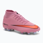 Футбольные бутсы Nike Mercurial Superfly 10 Club FG/MG magic flamingo/black/total crimson