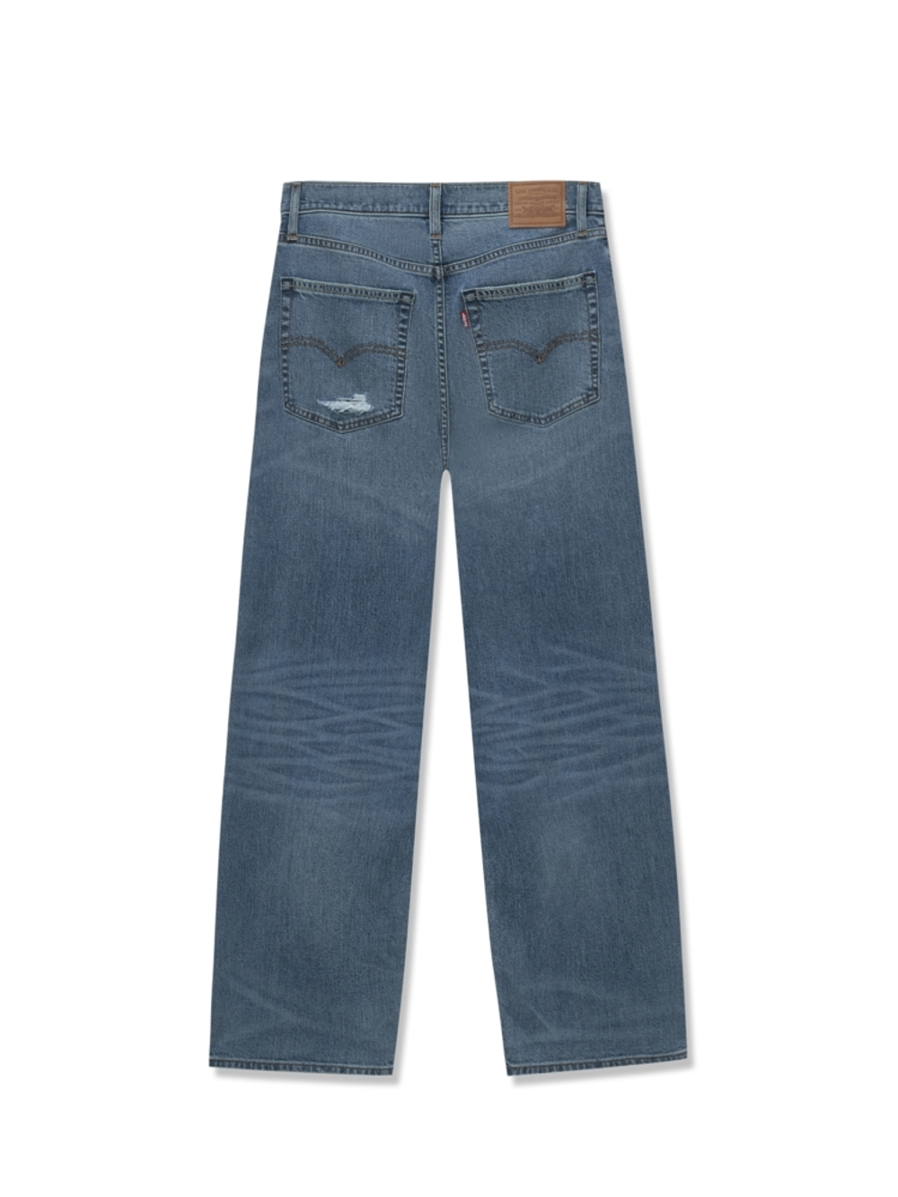 Женские свободные рваные джинсы Levi's Baggy Dad A3494-0053