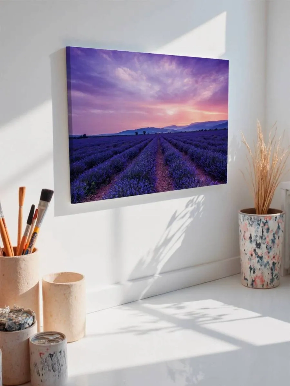 Картина на стену 40 X 50 Лавандовое поле