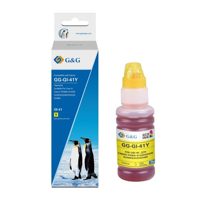 Контейнер с чернилами G&G, аналог Canon 4545C001 желтый 70ml
