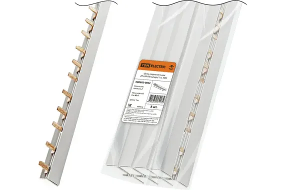 Гребенка TDM 2п pin 63А 1м 38324