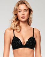 Бюстгальтер-триангул с формованными чашками без пуш-ап (Размер: 4B) (Цвет: черный)