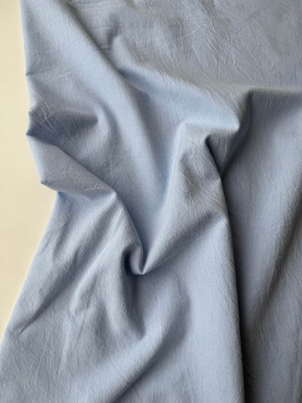 Вареный хлопок 250см. Голубой