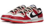 [Custom sneakers] NBA x Nike Dunk Low emb Chinese Style Calligraphy Buddha Line through Chicago Double Laces Deconstructed Vintage Made Old Oxidized Low Plate Shoes Men's Red White and Black