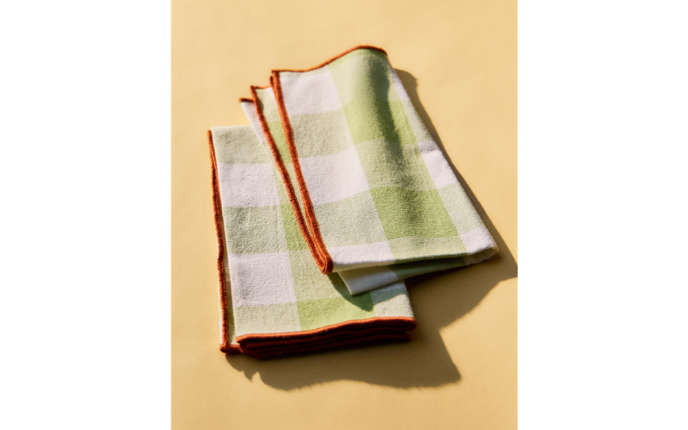Zara Home столовая салфетка из хлопка, клетка, 45 45 см (комплект 2 шт.) · 7250/022