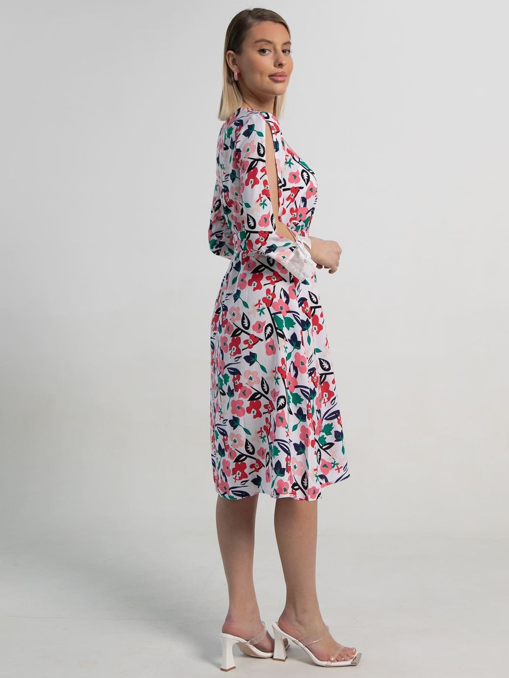 Платье Яна (белое) П15632-33М LT Collection