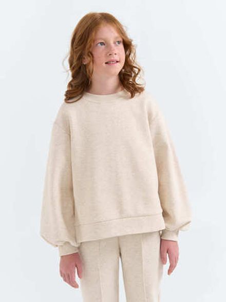 Свитшот "Ванильный пудинг" утепленный 7+