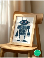 Постер в детскую мальчика 40х50 см