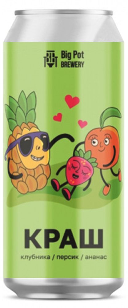 Пиво Биг Пот Краш / Big Pot Krash 0.45 - банка