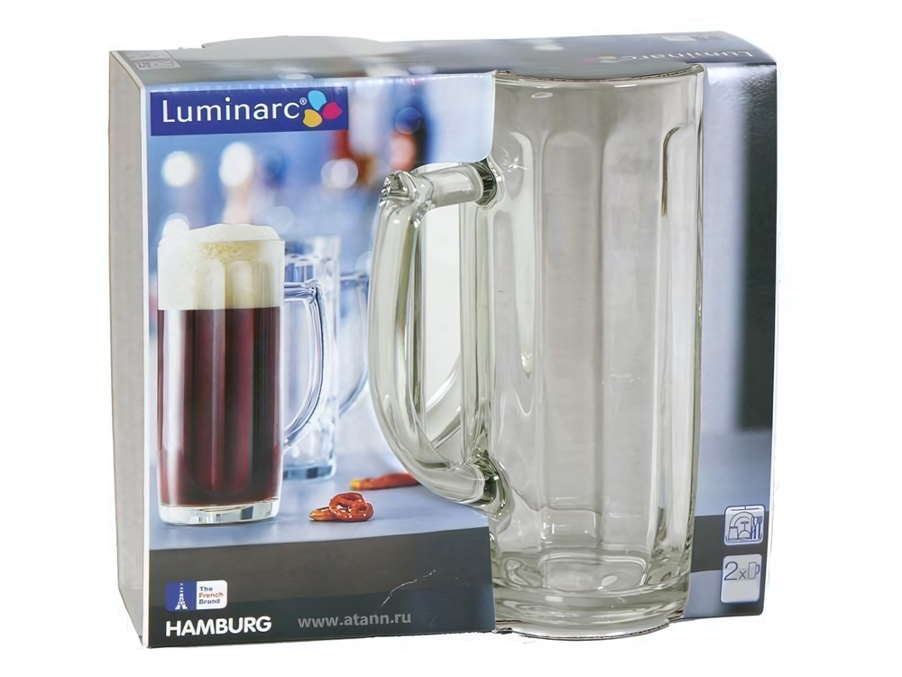 HAMBURG Набор кружек для пива 2шт 330мл