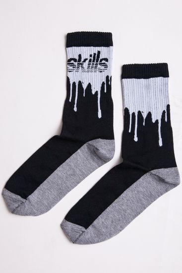 Носки SKILLS Домино (Черный (Черно-Белый), 40-44)