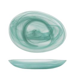 Салатник 400 мл 24*17 см h2 см овальный   матовое стекло P.L. Proff Cuisine [6]