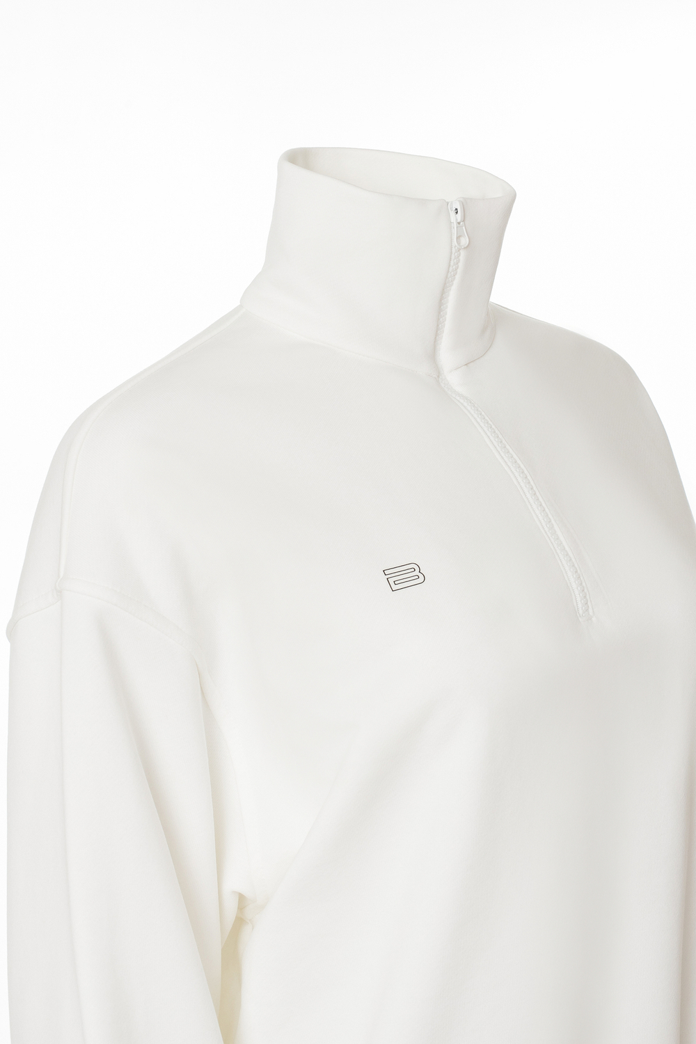 «City vibe half-zip» Свитшот свободного кроя с принтом.