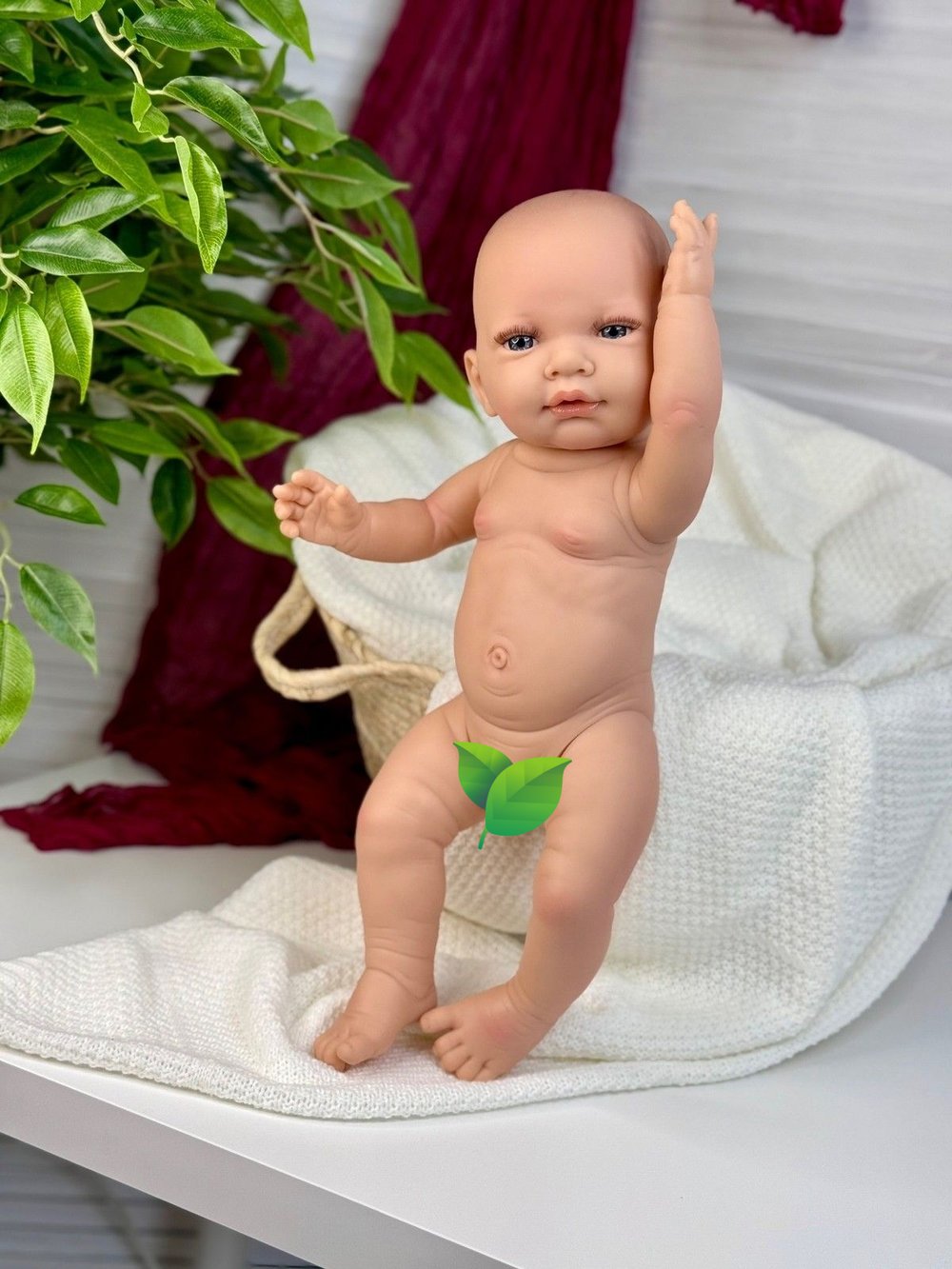 Кукла-пупс Marina and Pau 45cм без одежды (M06)