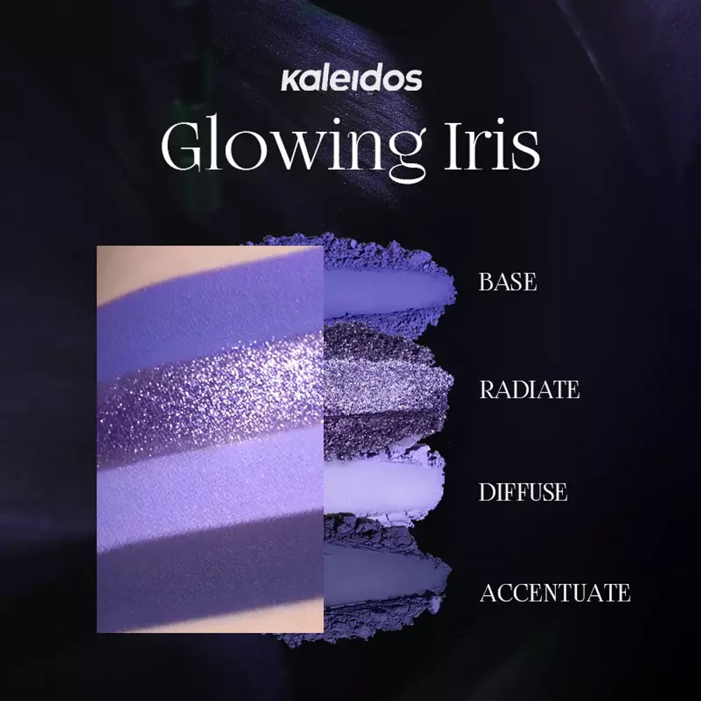 Kaleidos MakeUp Glowing Iris Eyeshadow Quad