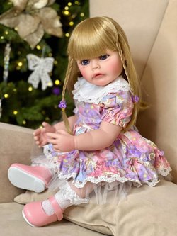 Кукла Реборн виниловая 55см в пакете (FA-285)