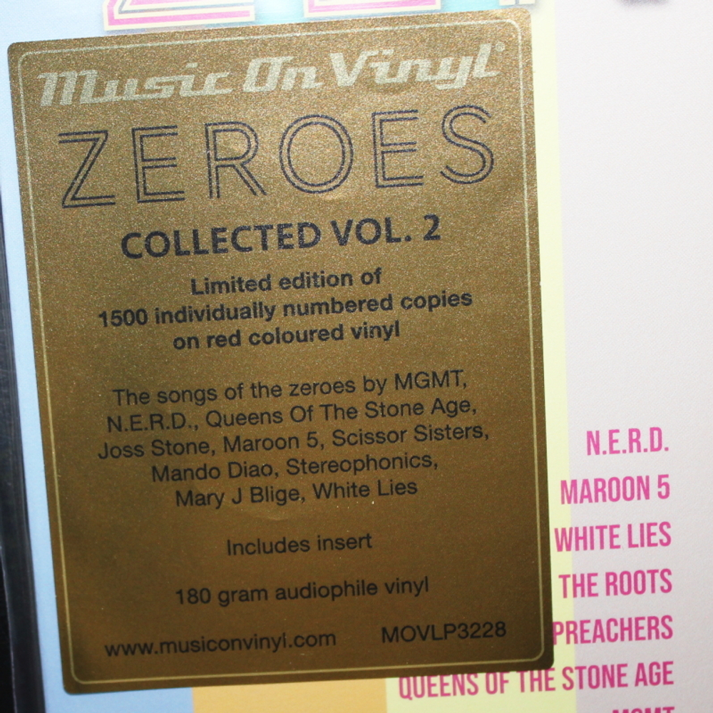 Сборник / Zeroes Collected Vol.2 (Coloured Vinyl)(2LP)