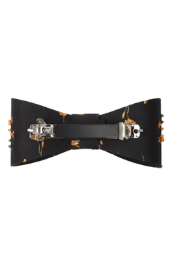 Бант-бабочка с цветами