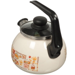 Чайник сталь, эмал, 2 л, свист, руч консоль, СтальЭмаль, Садовая песня, сл кость, 4с210я