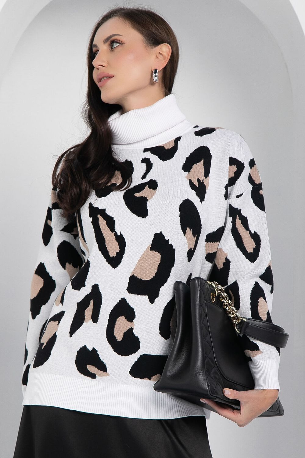 Джемпер Лоренсия (бело-бежевый) Б12700-18 LT Collection