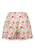 «Flower pants» Шорты из хлопка с кружевной отделкой.