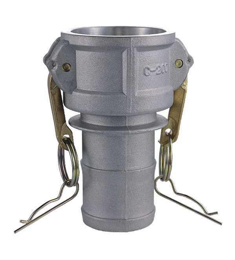 Кулачковое соединение (камлок) тип C, розетка с хвостовиком 1 (алюм.) POWERMASTER