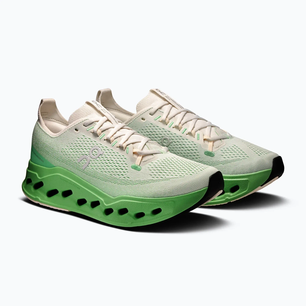 Кроссовки для бега On Cloudsurfer Max ivory/honeydew