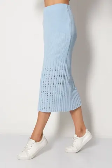 Юбка И 017/голубой