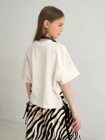 Костюм для девочки, футболка и кюлоты