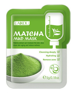 Глиняная маска для лица с чаем матча