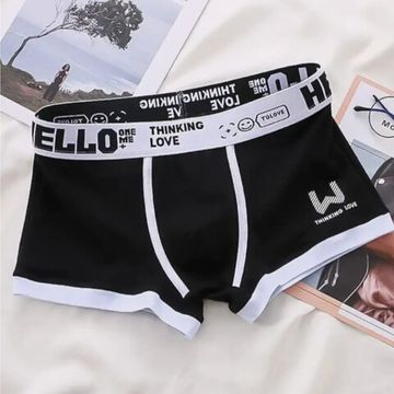 Мужские трусы боксеры черные Romeo Rossi RR6108-2