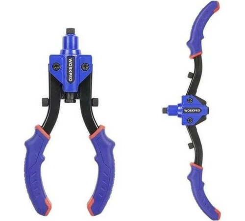 Заклепочник двуручный для тяжелых работ WORKPRO 5-в-1 250мм WP225004