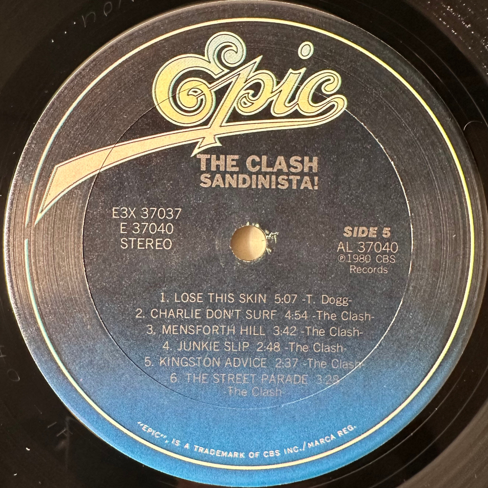 The Clash ‎– Sandinista! 3LP (США 1981г.)