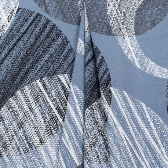 Полуторный с простынёй на резинке комплект постельного белья Сириус DE LUXE поплин наволочки 70x70 см