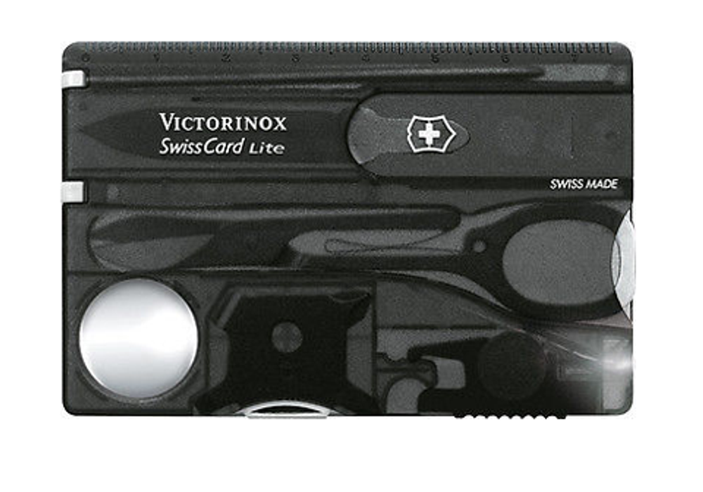 Швейцарская карточка Victorinox SwissCard Lite, черная