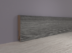 Плинтус МДФ ламинированный Лука Пл 80 МДФ.2400.24018 дуб скальный темный 16x80х2400 мм