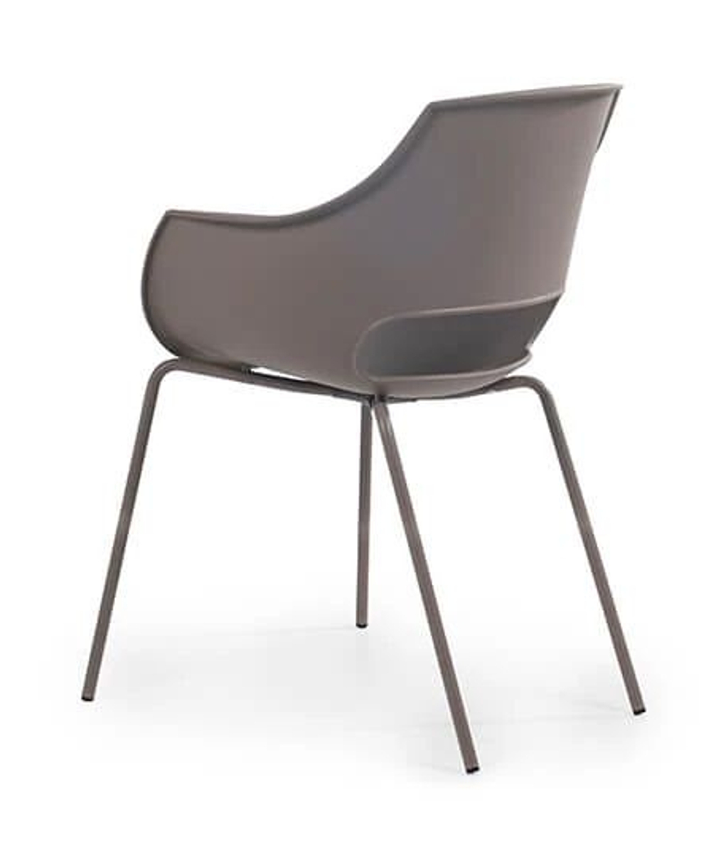 Кресло пластиковое Papatya Opal-ML Pro, тортора