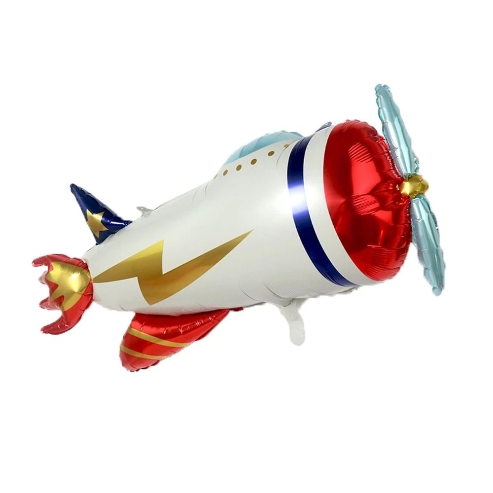 К Шар (31"/78 см) Фигура, Ретро Самолет, в уп