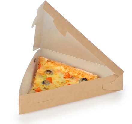 Коробка под кусочек пиццы треугольная PIE 224*224*200 мм. (600шт./кор.)