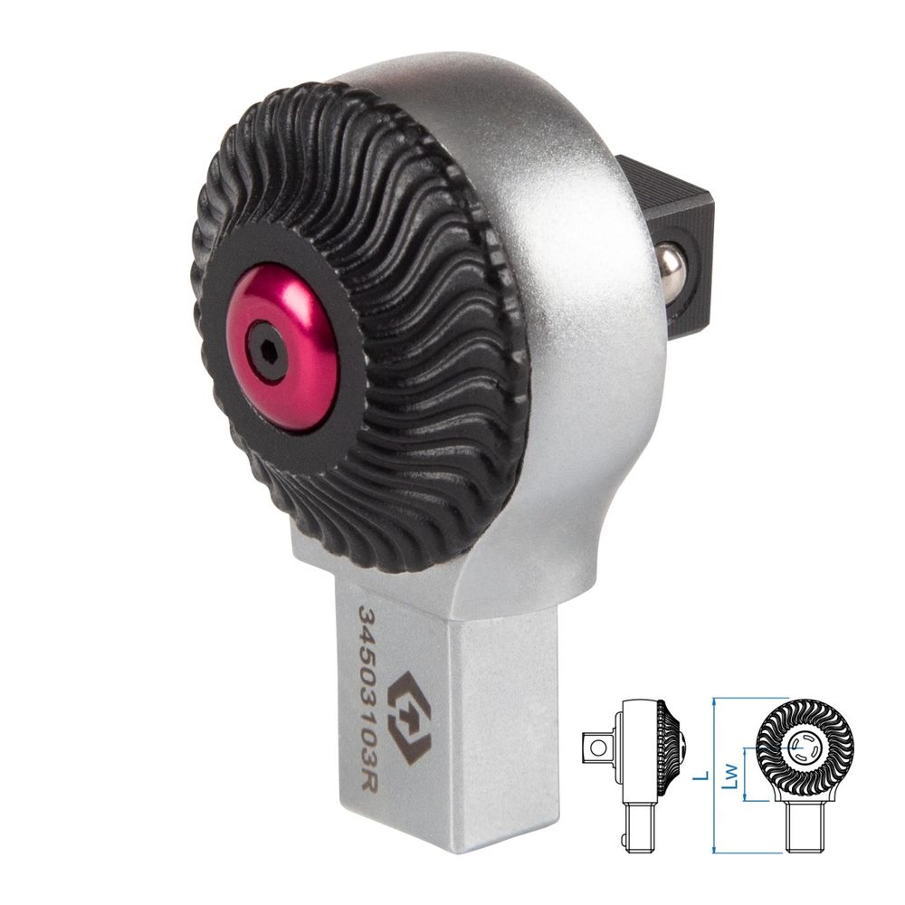 KING TONY (34503103R) Насадка трещоточная серии "FIT", 3/8", 9х12 мм