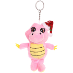 Брелок «Дракон в колпачке» 14 см, микс