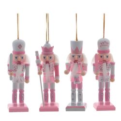GAEM Набор из 4шт Украшение новогоднее "Щелкунчик", L19 W4 H13,5 см