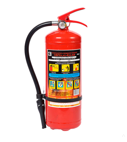 Огнетушитель ОВП- 4 (заряженный,морозостойкий)