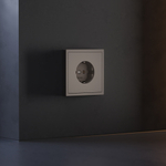 Накладка для розетки с заземлением, S70 (капучино)