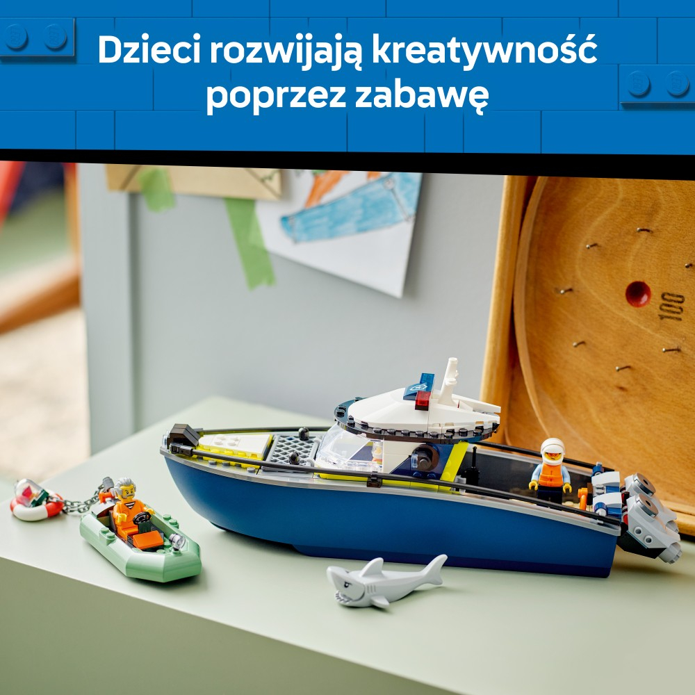 LEGO City - Погоня на полицейской лодке 60456