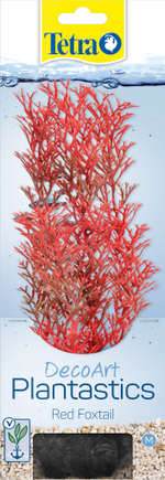 TETRA DecoArt Plant Растение пластиковое Foxtail Red (Перистолистник красный)