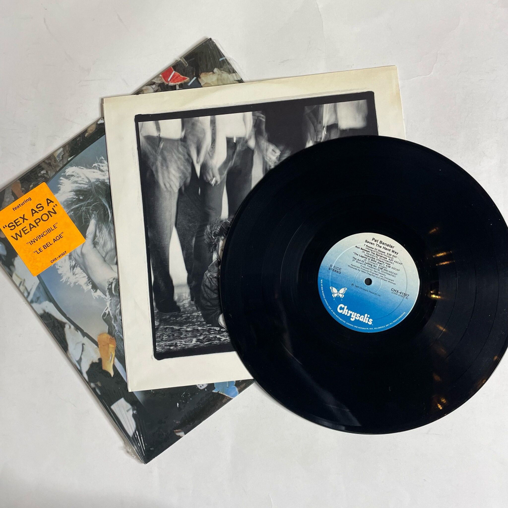 Винтажная виниловая пластинка LP Pat Benatar Seven The Hard Way (Canada 1985)