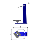 Уличный тренажер «Твистер» CO-3.1.70.01
