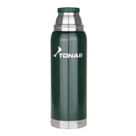 Термос TONAR (HS.TM-057-G) 1000ML с ситечком зеленый (2 крышки-кружки)